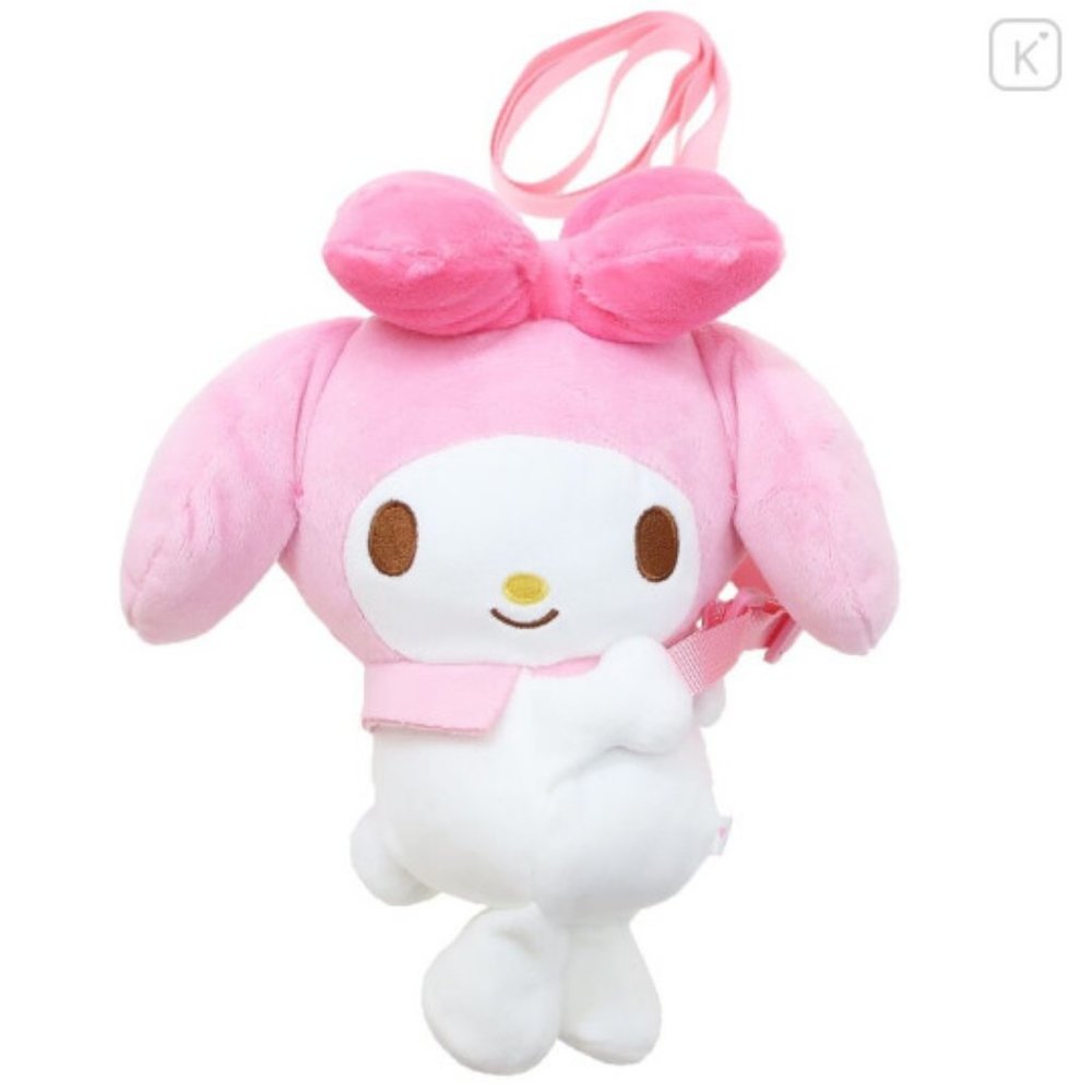 SALE !!Sanrio Bunny  My Melody Soft Plush Shoulder/Crossbody Small Coin Pochette - Picture 2 of 7